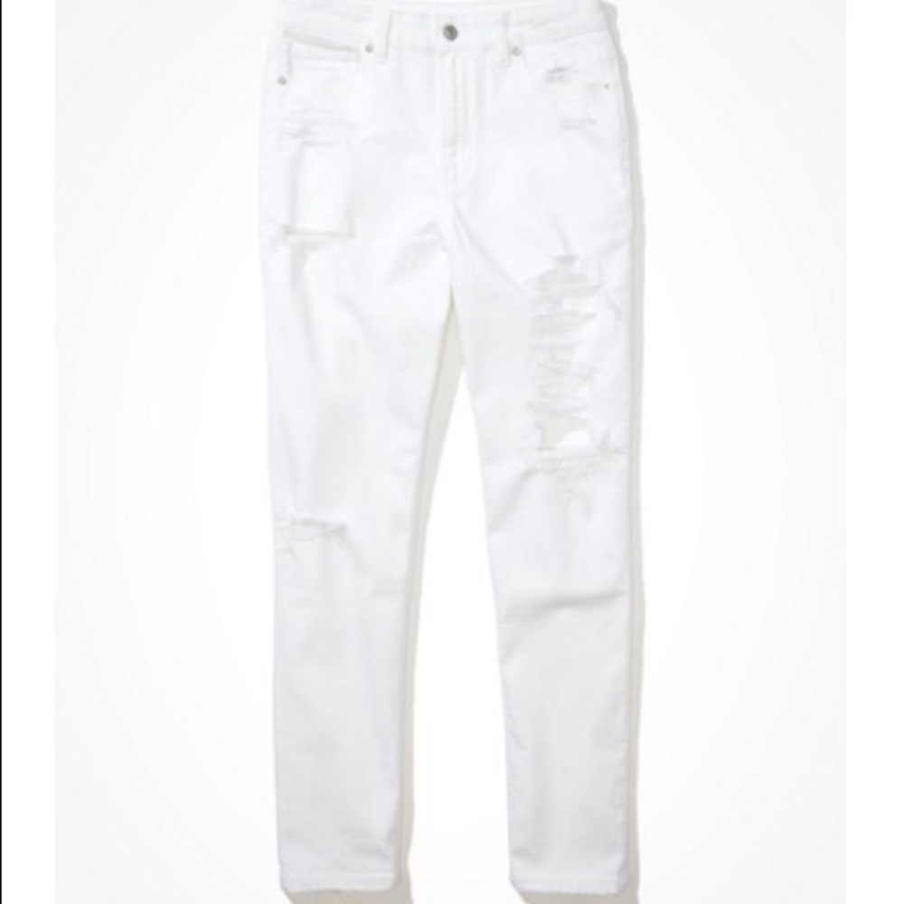 AE Stretched ripped mom jean